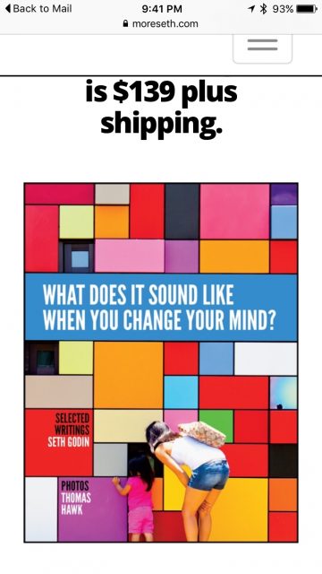 Seth Godin's new book Titan