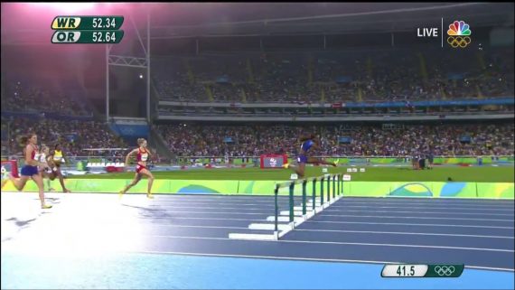 Women's Olympic 400 Meter hurdles final
