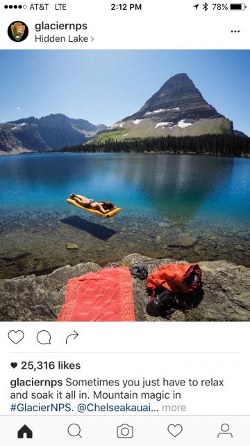 Raft on Hidden Lake