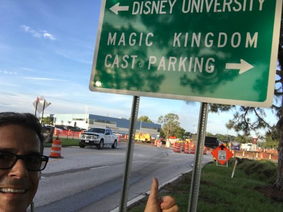 Walt Disney World northern Cast Member entrance