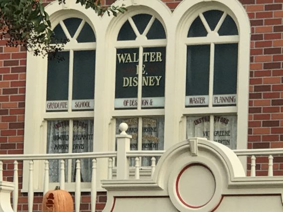 Walt Disney's Main Street window