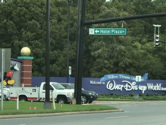 Walt Disney World welcome entrance