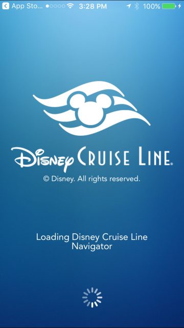 Disney Cruise Line app