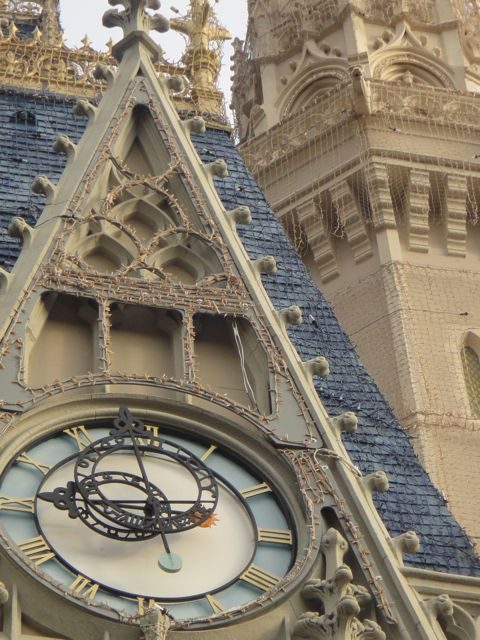 Cinderella Castle clock